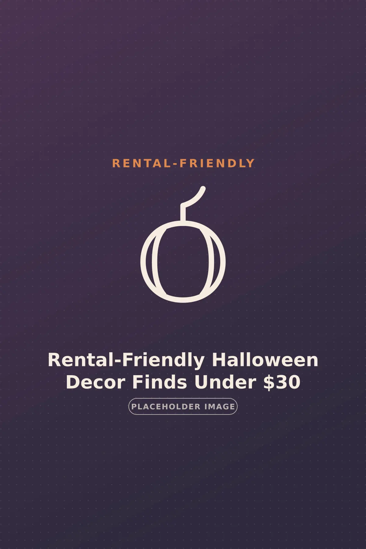 Rental-friendly Halloween decor for a small apartment — velvet pumpkins, flameless candles and a fall leaf garland under $30